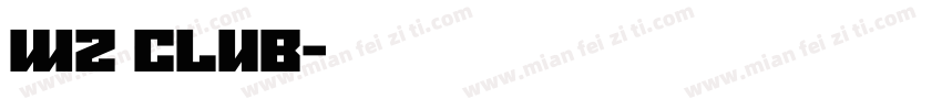 wz club字体转换